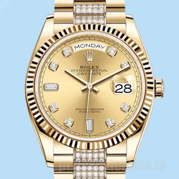 Rolex Day-Date Masculino m128238-0026 36mm Pulseira Presidente