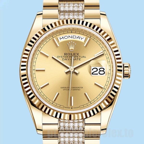 Rolex Day-Date 36mm Masculino m128238-0046 Pulseira Presidente