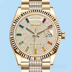 Rolex Day-Date Masculino 36mm m128238-0052 Tom De Ouro