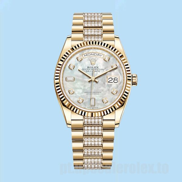 Rolex Day-Date 36mm m128238-0032 Masculino Ver - Image 2