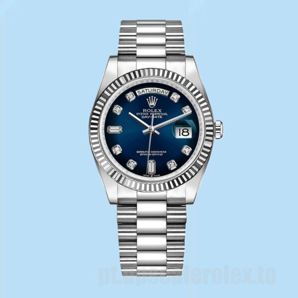Rolex Day-Date 128239 36mm Masculino Pulseira Presidente - Image 2