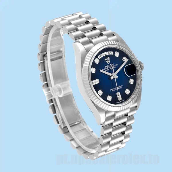Rolex Day-Date 128239 36mm Masculino Pulseira Presidente - Image 3
