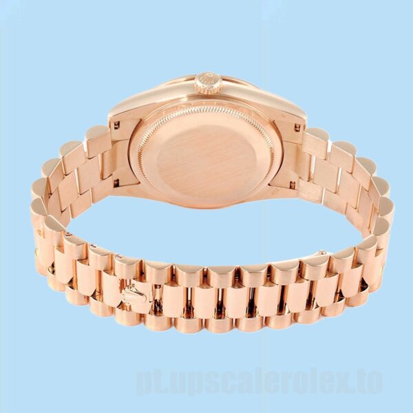 Rolex Day-Date Masculino m128345rbr-0009 36mm Mostrador De Ouro Rosa - Image 4