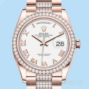 Rolex Day-Date m128345rbr-0055 36mm Masculino Automático Pulseira Presidente