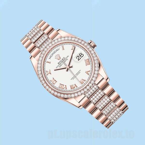 Rolex Day-Date m128345rbr-0055 36mm Masculino Automático Pulseira Presidente - Image 3