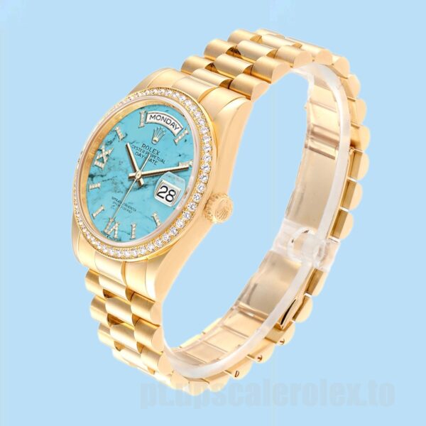 Rolex Day-Date 36mm m128348rbr-0037 Masculino Ver Automático - Image 3