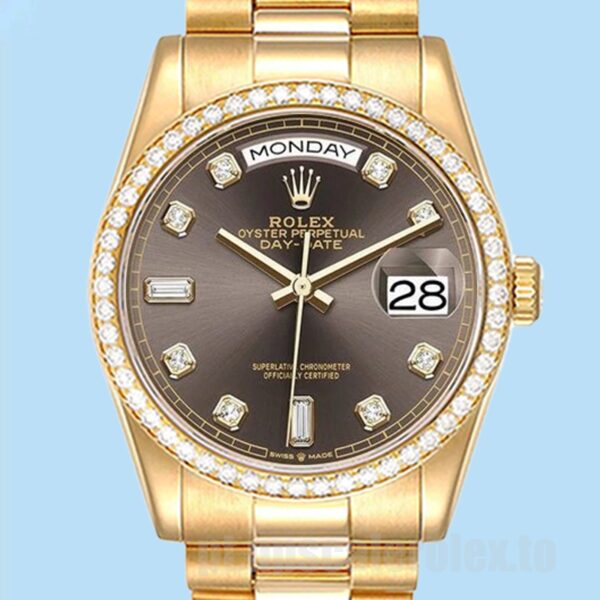 Rolex Day-Date m128348rbr-0005 36mm Masculino Ver