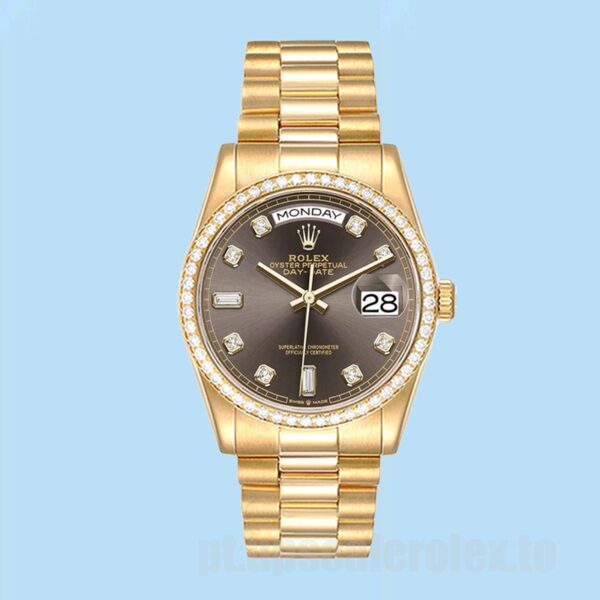 Rolex Day-Date m128348rbr-0005 36mm Masculino Ver - Image 2