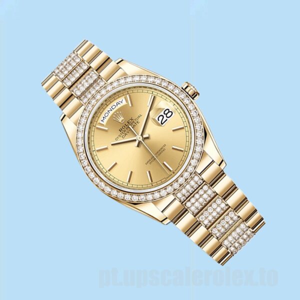 Rolex Day-Date Masculino 36mm m128348rbr-0027 Ver Automático - Image 3