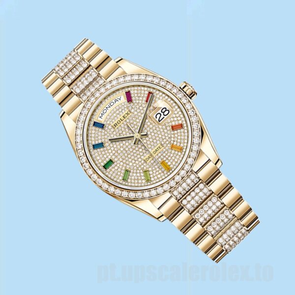 Rolex Day-Date Masculino m128348rbr-0031 36mm Pulseira Presidente - Image 3