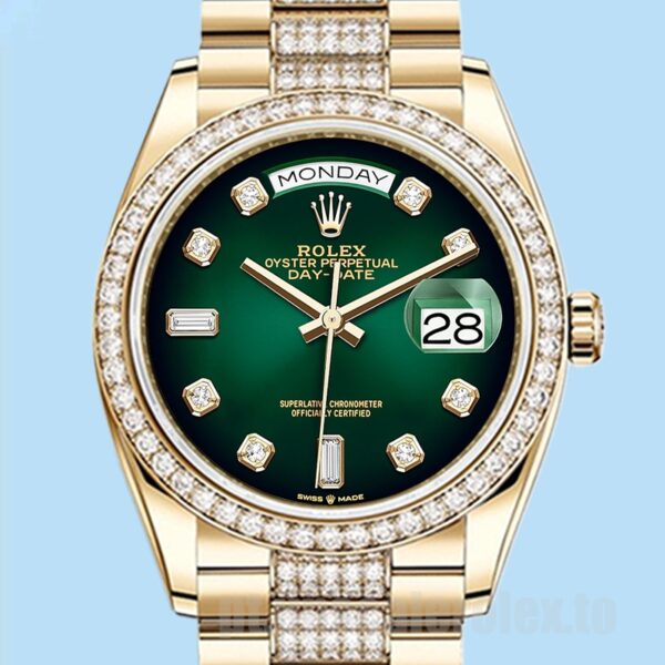 Rolex Day-Date m128348rbr-0036 Masculino 36mm Pulseira Presidente Ver