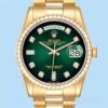 Rolex Day-Date m128348rbr-0035 Masculino 36mm Tom De Ouro