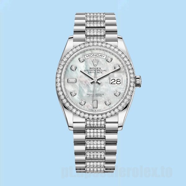 Rolex Day-Date Masculino 36mm m128349rbr-0014 Automático - Image 2