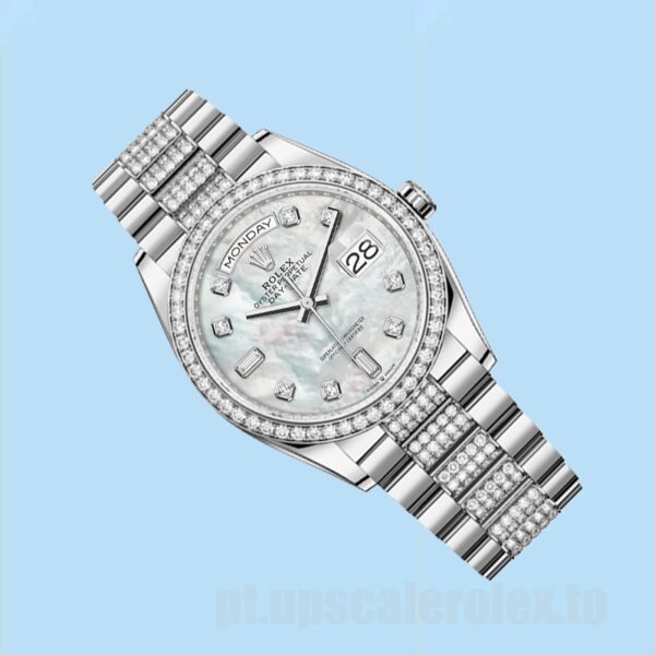 Rolex Day-Date Masculino 36mm m128349rbr-0014 Automático - Image 3