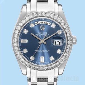 Rolex Pearlmaster Unissex 18946 36mm Pulseira Tom Prata