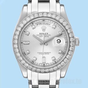 Rolex Pearlmaster Unissex 36mm 18946 Ver Mostrador Prateado
