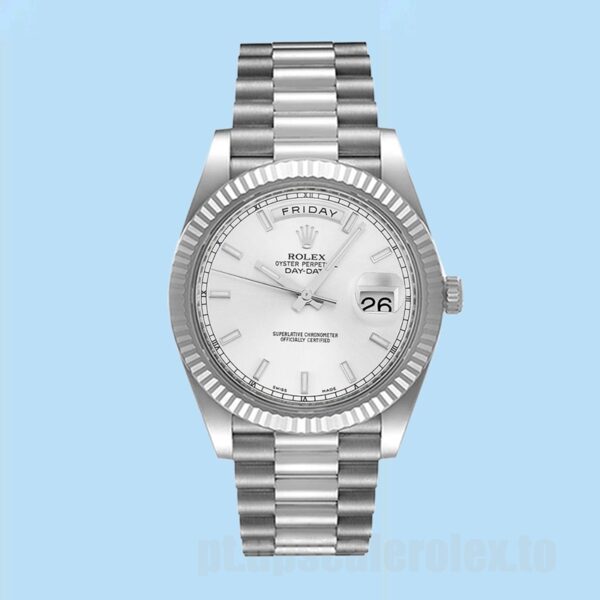 Rolex Day-Date 41mm Masculino 218239 Pulseira Presidente - Image 2