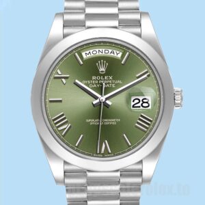 Rolex Day-Date m228206-0027 40mm Masculino Pulseira Presidente Automático