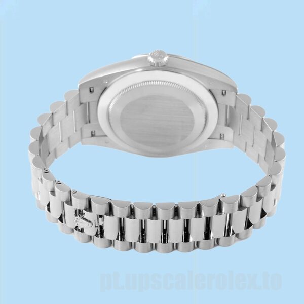 Rolex Day-Date Masculino m228206-0034 40mm Automático Mostrador Prateado - Image 4