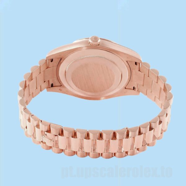 Rolex Day-Date m228235-0036 Masculino 40mm Tom De Ouro Rosa Ver - Image 4