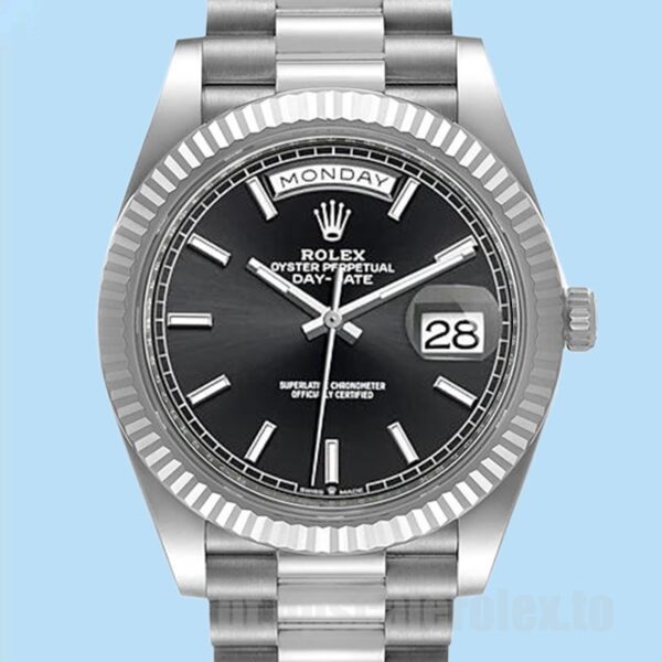Rolex Day-Date Masculino 40mm m228236-0003 Tom Prata