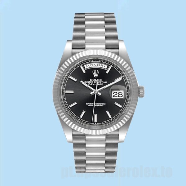 Rolex Day-Date Masculino 40mm m228236-0003 Tom Prata - Image 2