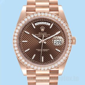Rolex Day-Date 40mm Masculino m228345rbr-0005 Ver Pulseira Presidente
