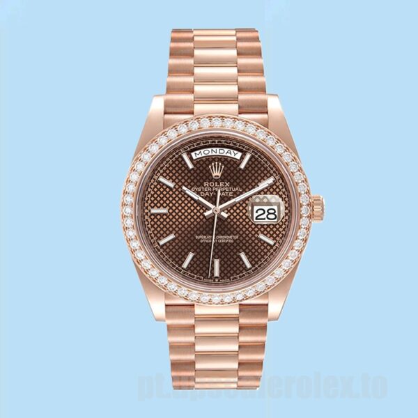 Rolex Day-Date 40mm Masculino m228345rbr-0005 Ver Pulseira Presidente - Image 2