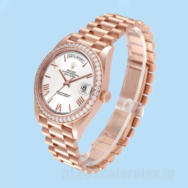 Rolex Day-Date m228345rbr-0012 40mm Masculino Mostrador Branco - Image 3
