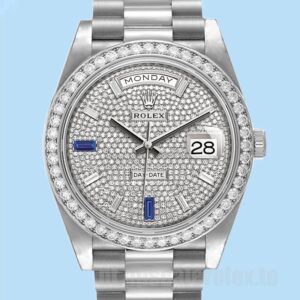 Rolex Day-Date Masculino 40mm m228349rbr-0036 Pulseira Presidente