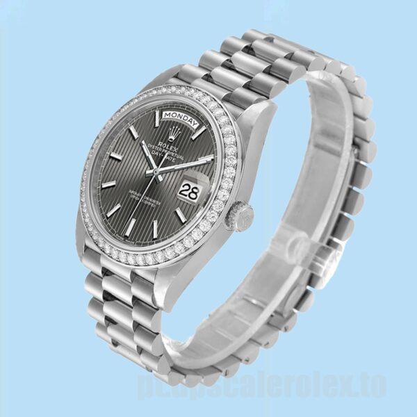 Rolex Day-Date Masculino 40mm 228349RBR-0008 Pulseira Presidente Automático - Image 3