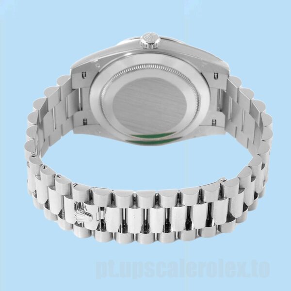 Rolex Day-Date 40mm Masculino 228396 Automático Tom Prata - Image 4