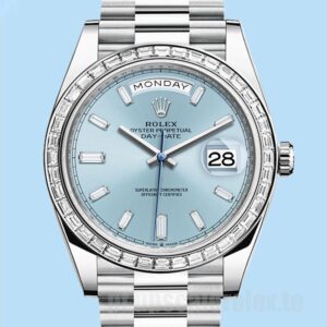 Rolex Day-Date 40mm m228396tbr-0002 Masculino Pulseira Presidente