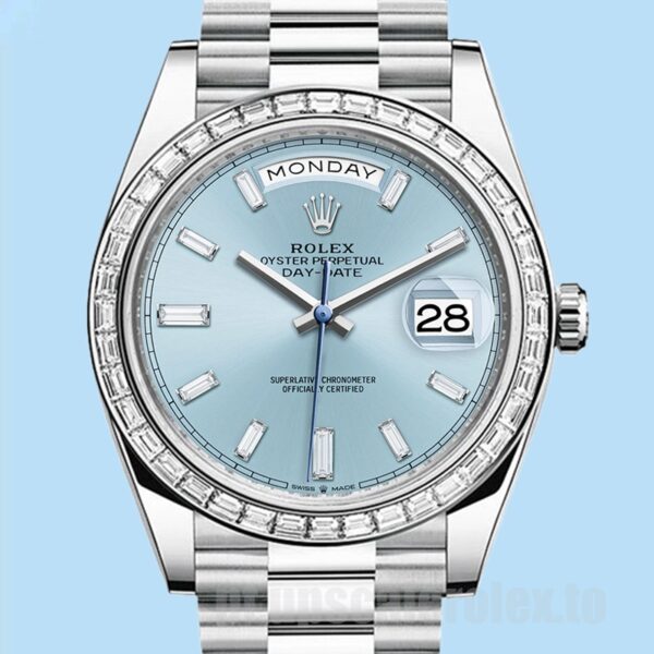 Rolex Day-Date 40mm m228396tbr-0002 Masculino Pulseira Presidente