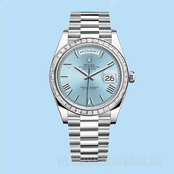 Rolex Day-Date m228396tbr-0030 Masculino 40mm Pulseira Presidente - Image 2