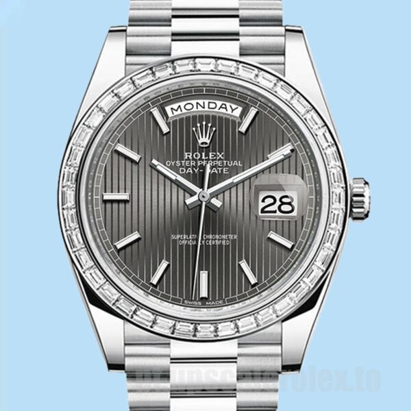 Rolex Day-Date Masculino 40mm m228396tbr-0023 Pulseira Presidente