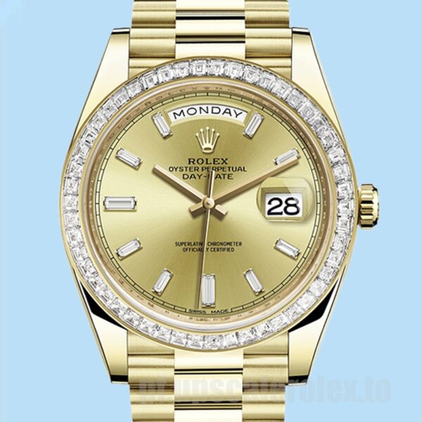Rolex Day-Date 40mm Masculino 228398TBR-0002 Mostrador De Champanhe
