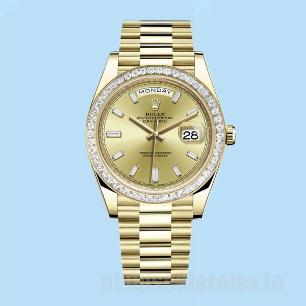 Rolex Day-Date 40mm Masculino 228398TBR-0002 Mostrador De Champanhe - Image 2