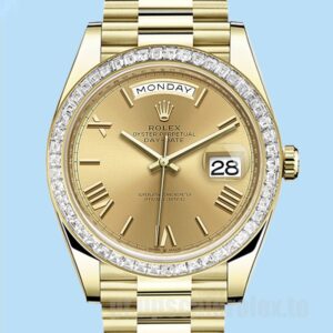 Rolex Day-Date 40mm Masculino m228398tbr-0003 Pulseira Presidente Automático