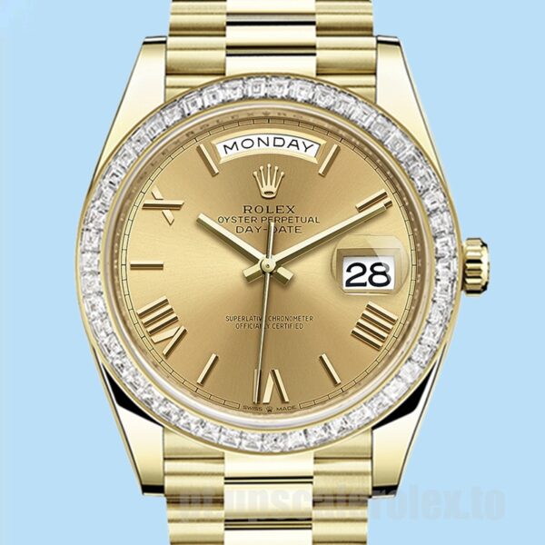Rolex Day-Date 40mm Masculino m228398tbr-0003 Pulseira Presidente Automático