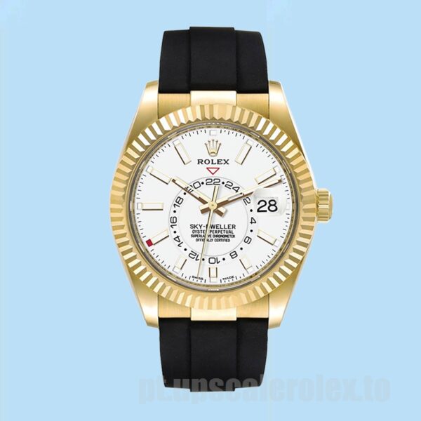 Rolex Sky-Dweller Masculino 42mm m326238-0006 Mostrador Branco - Image 2