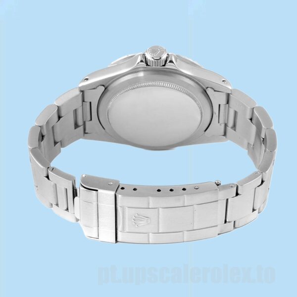Rolex Submariner Masculino 5513 40mm Pulseira Ostra Tom Prata - Image 4