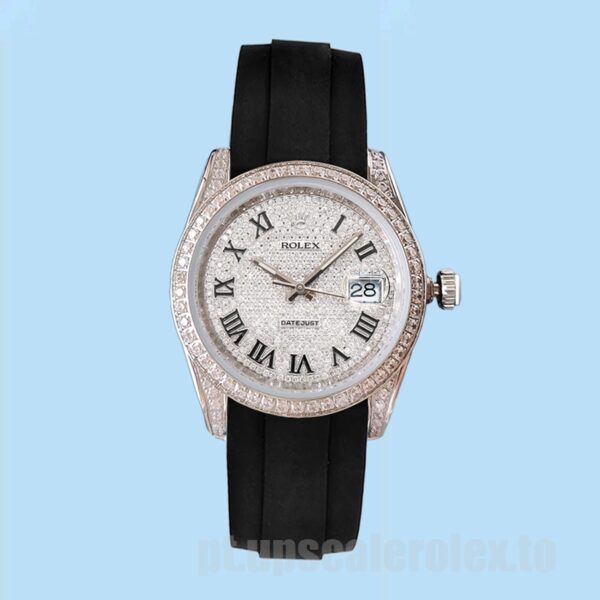 Rolex Datejust Masculino 116200 40mm Ver Elástico De Borracha - Image 2