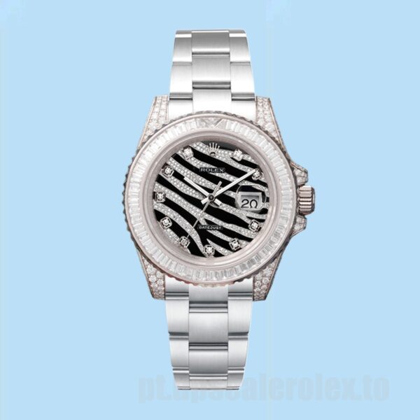 Rolex Datejust 40mm Masculino 116200 Pulseira Ostra Tom Prata - Image 2