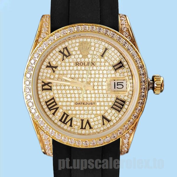 Rolex Datejust 116238 40mm Masculino Automático Tom De Ouro