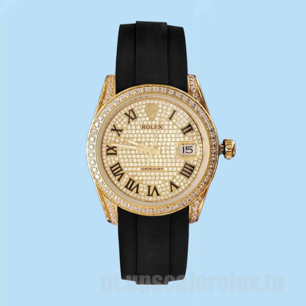 Rolex Datejust 116238 40mm Masculino Automático Tom De Ouro - Image 2