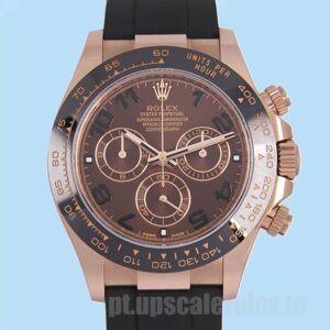 Rolex Daytona Masculino 40mm 116515 Mostrador Marrom Automático