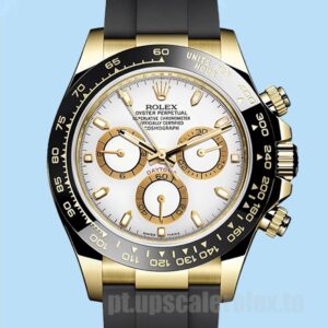 Rolex Daytona m116518ln-0041 Masculino 40mm Mostrador Branco