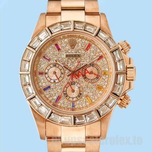 Rolex Daytona 116568 Masculino 40mm Mostrador De Ouro Rosa