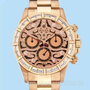 Rolex Daytona 116568 40mm Masculino Tom De Ouro Rosa